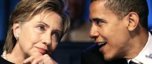 Hillary Clinton e Barack Obama