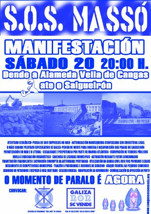 Cartel da manifestación